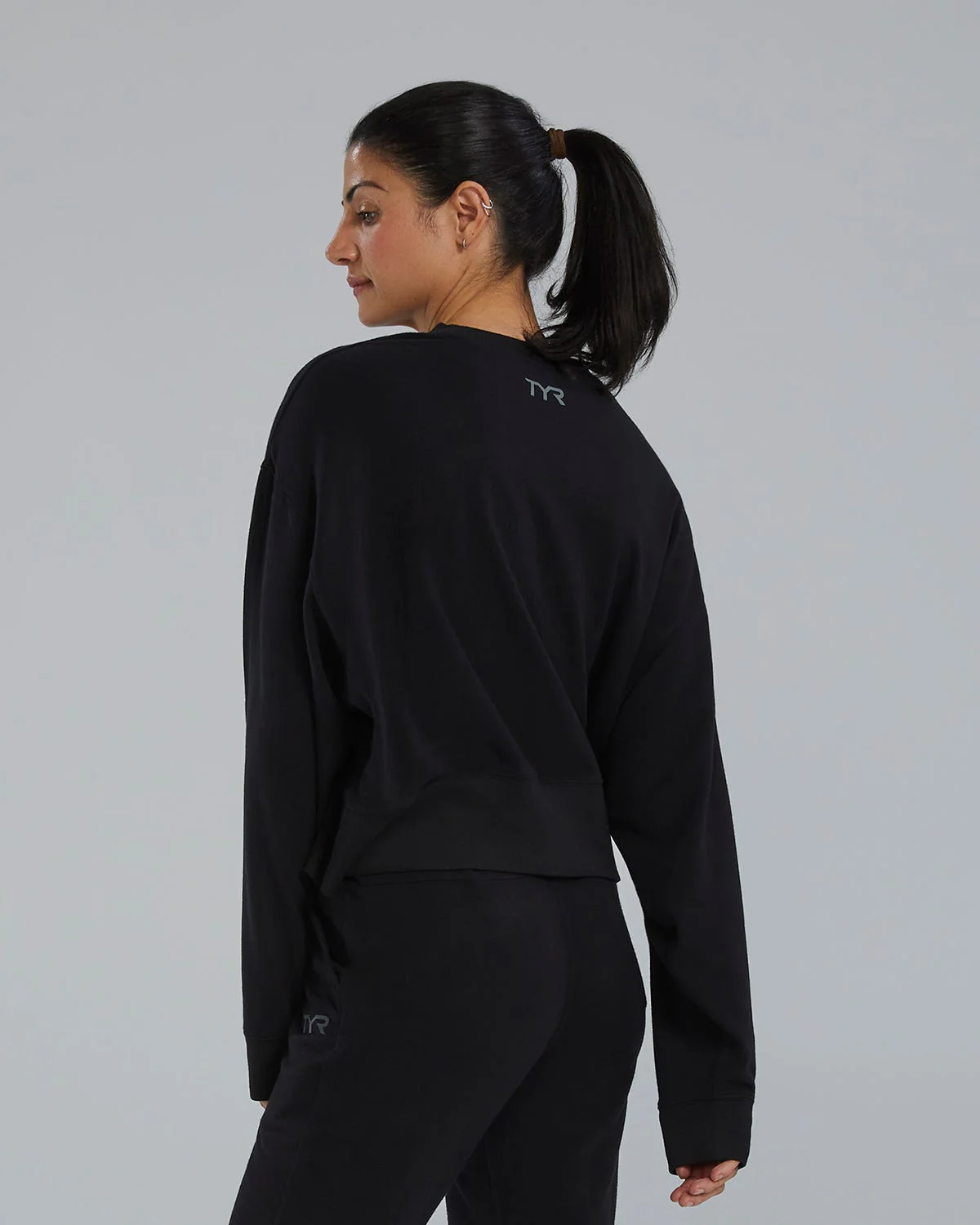 UltraSoft Women's Midweight Terry Cropped Crew 3 UltraSoft Women's Midweight Terry Cropped Crew