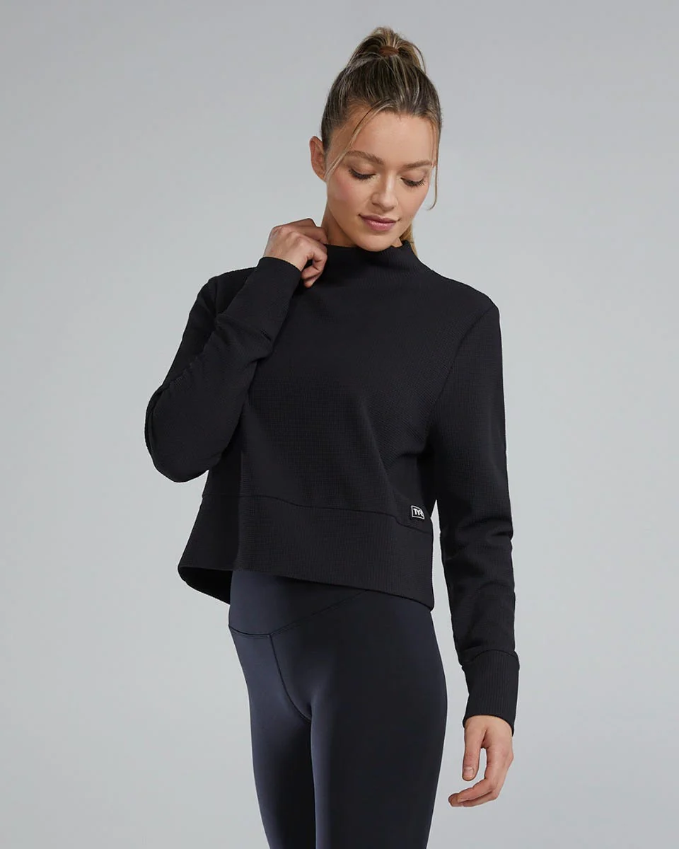 Waffle Cropped Pullover 3 Waffle Cropped Pullover