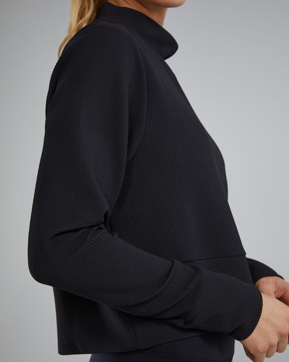 Waffle Cropped Pullover 8 Waffle Cropped Pullover