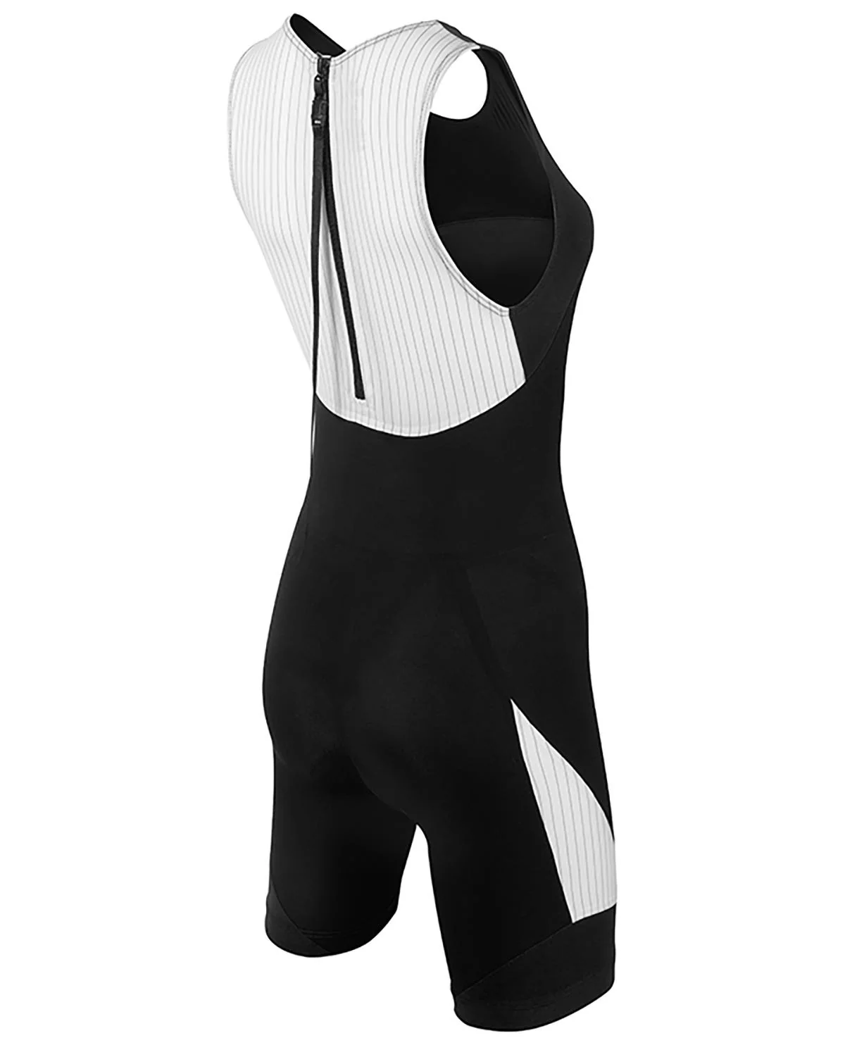 Women's Padded Zip-Back Tri-Suit - Carbon 6 Women's Padded Zip-Back Tri-Suit - Carbon