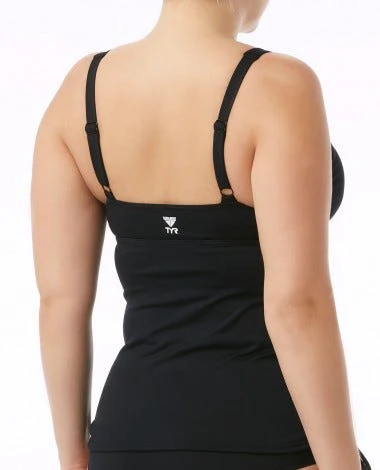 Women's V-Neck Tankini - Solid 2 Women's V-Neck Tankini - Solid