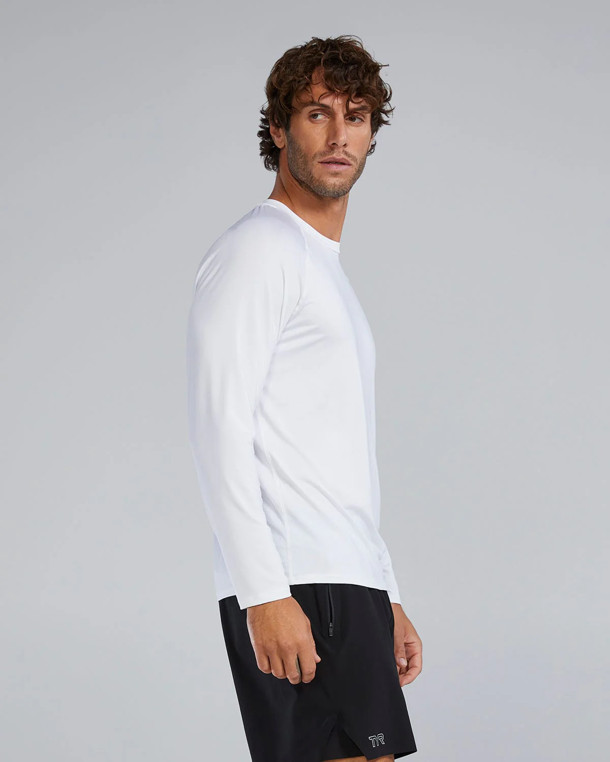 ClimaDry™ Men's Raglan Long Sleeve Tech Tee - Solid / Heather 12 ClimaDry™ Men's Raglan Long Sleeve Tech Tee - Solid / Heather