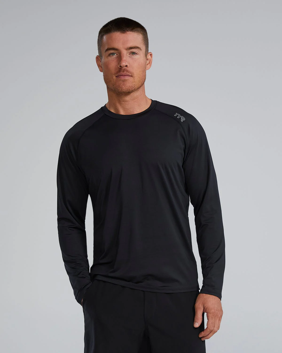 ClimaDry™ Men's Raglan Long Sleeve Tech Tee - Solid / Heather