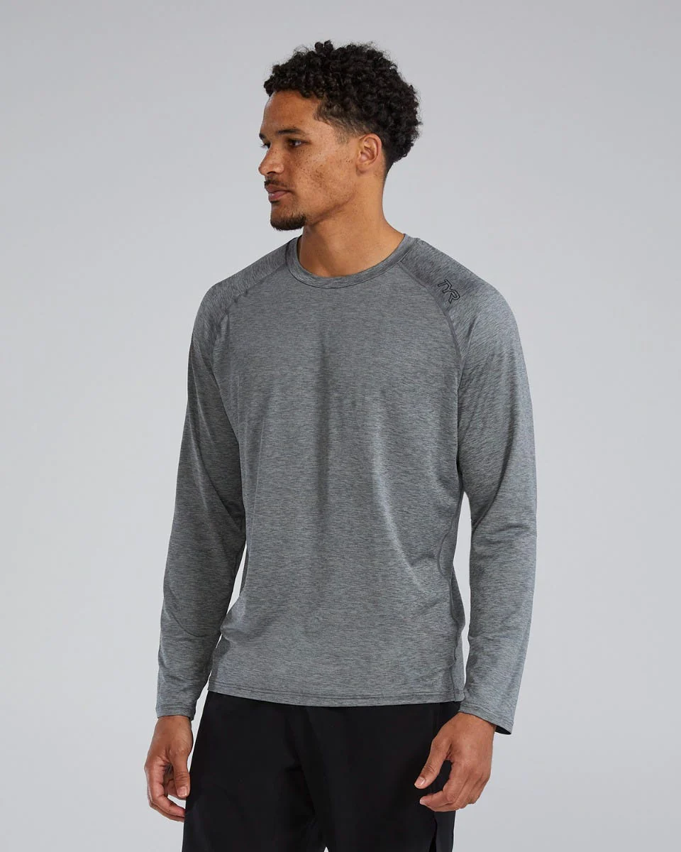 ClimaDry™ Men's Raglan Long Sleeve Tech Tee - Solid / Heather 3 ClimaDry™ Men's Raglan Long Sleeve Tech Tee - Solid / Heather
