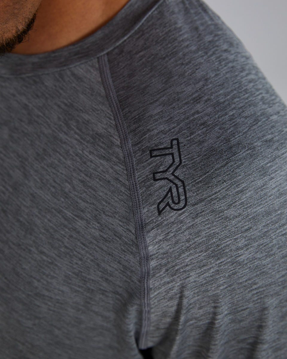 ClimaDry™ Men's Raglan Long Sleeve Tech Tee - Solid / Heather 5 ClimaDry™ Men's Raglan Long Sleeve Tech Tee - Solid / Heather