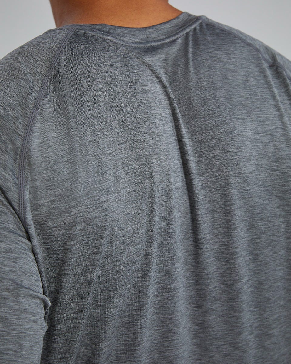 ClimaDry™ Men's Raglan Long Sleeve Tech Tee - Solid / Heather 7 ClimaDry™ Men's Raglan Long Sleeve Tech Tee - Solid / Heather
