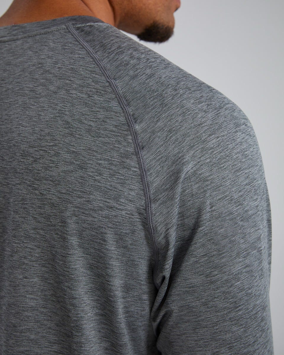 ClimaDry™ Men's Raglan Long Sleeve Tech Tee - Solid / Heather 8 ClimaDry™ Men's Raglan Long Sleeve Tech Tee - Solid / Heather