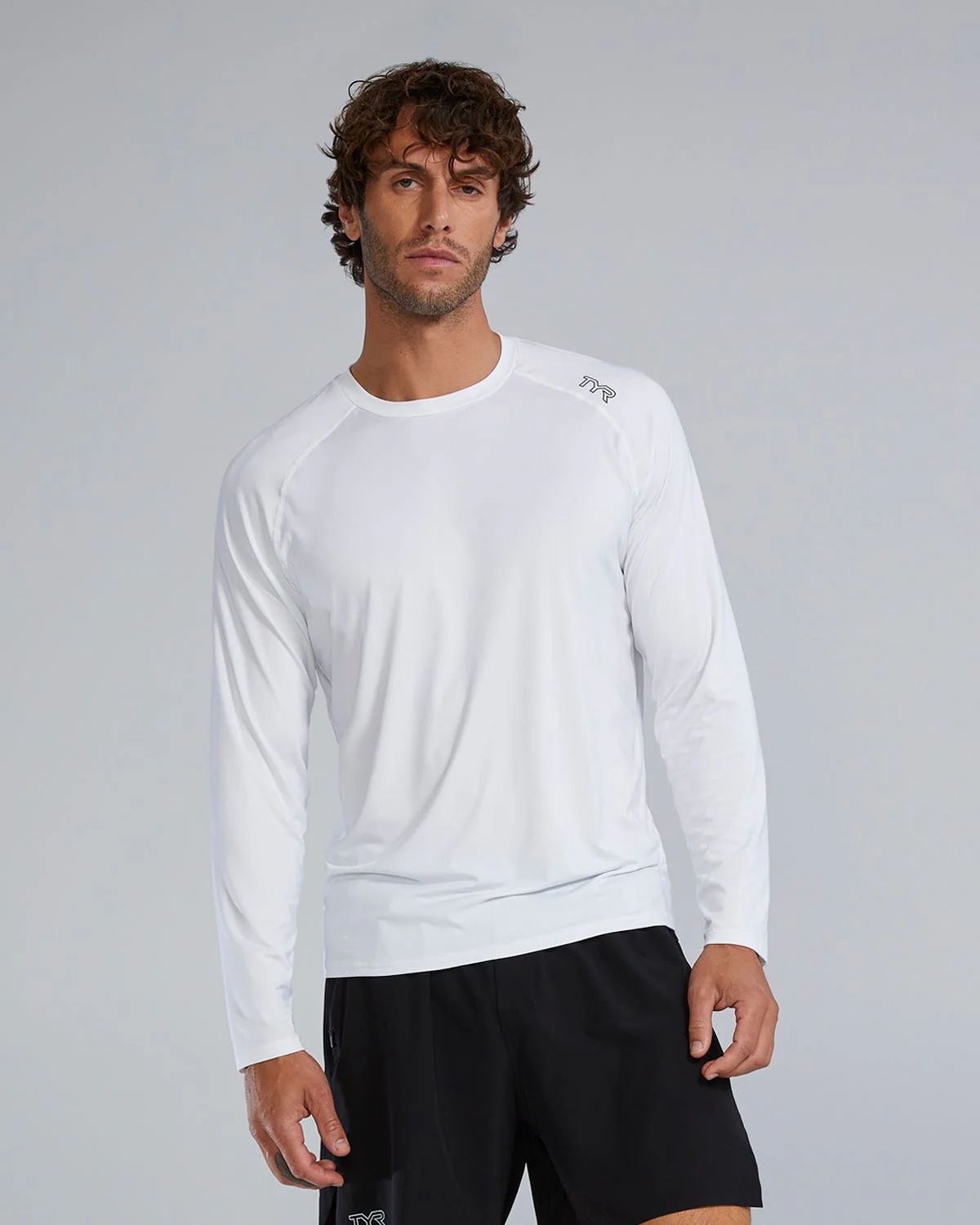 ClimaDry™ Men's Raglan Long Sleeve Tech Tee - Solid / Heather