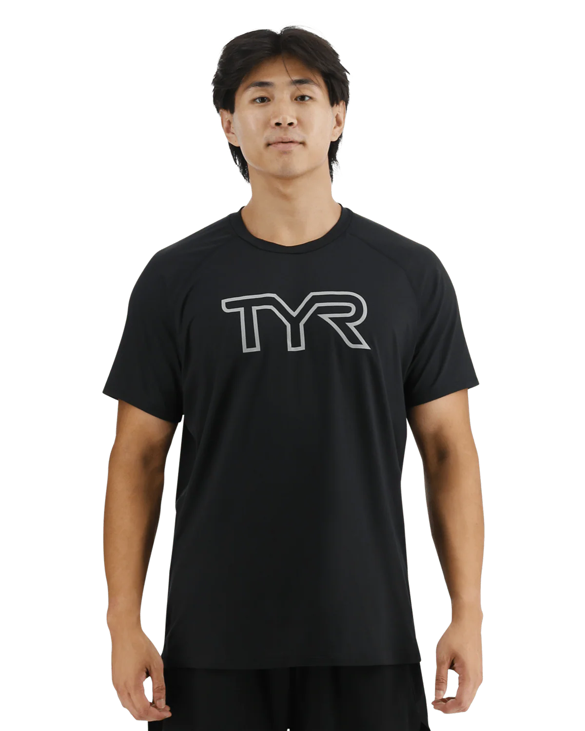 ClimaDry™ Men's Raglan Big Logo Tech Tee - Solid