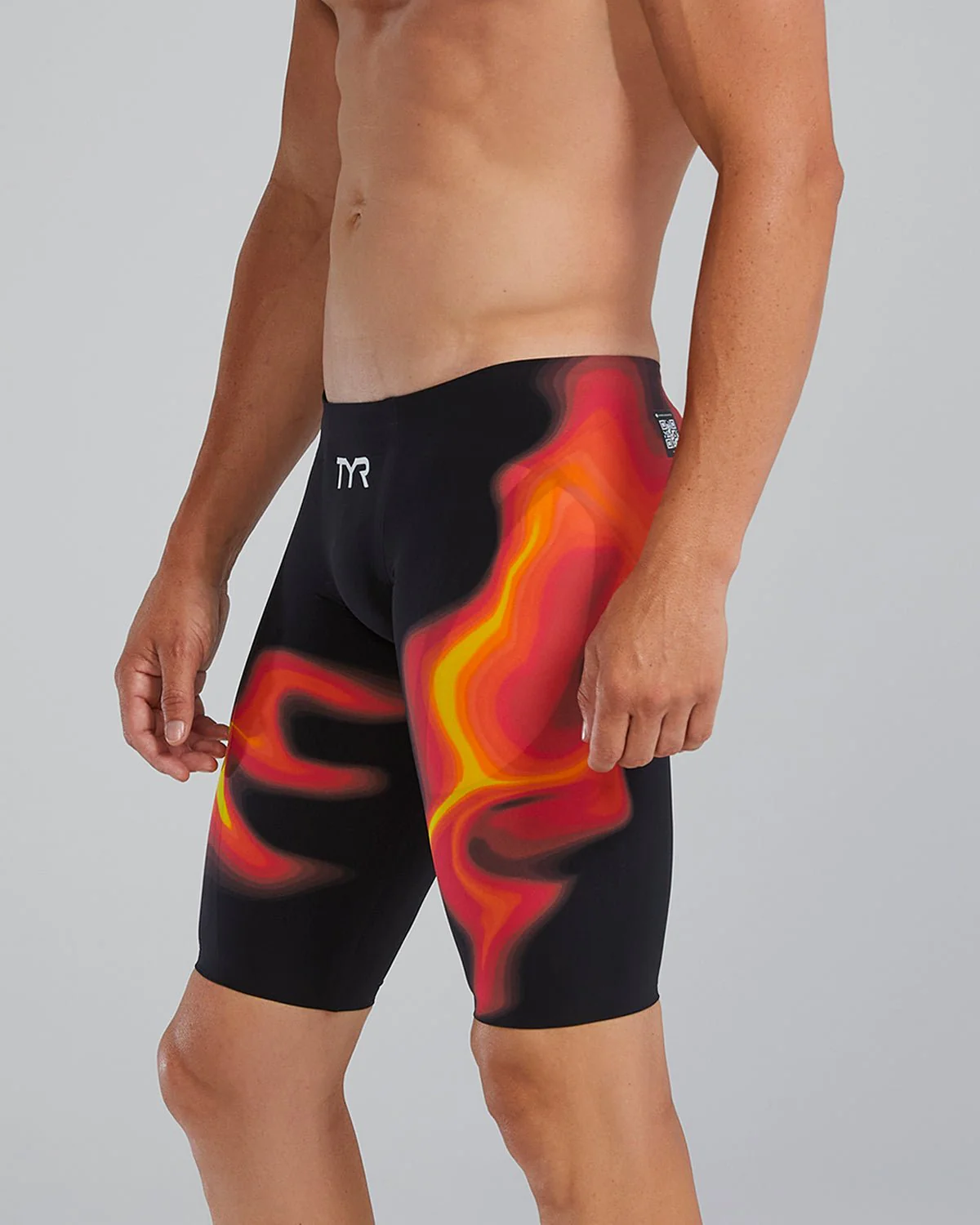 Men's Venzo Low Waist Jammer Tech Suit - Infrared 3 Men's Venzo Low Waist Jammer Tech Suit - Infrared