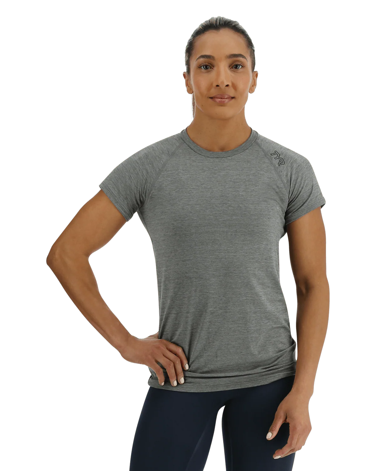 ClimaDry™ Women's Raglan Tee - Solid / Heather 7 ClimaDry™ Women's Raglan Tee - Solid / Heather