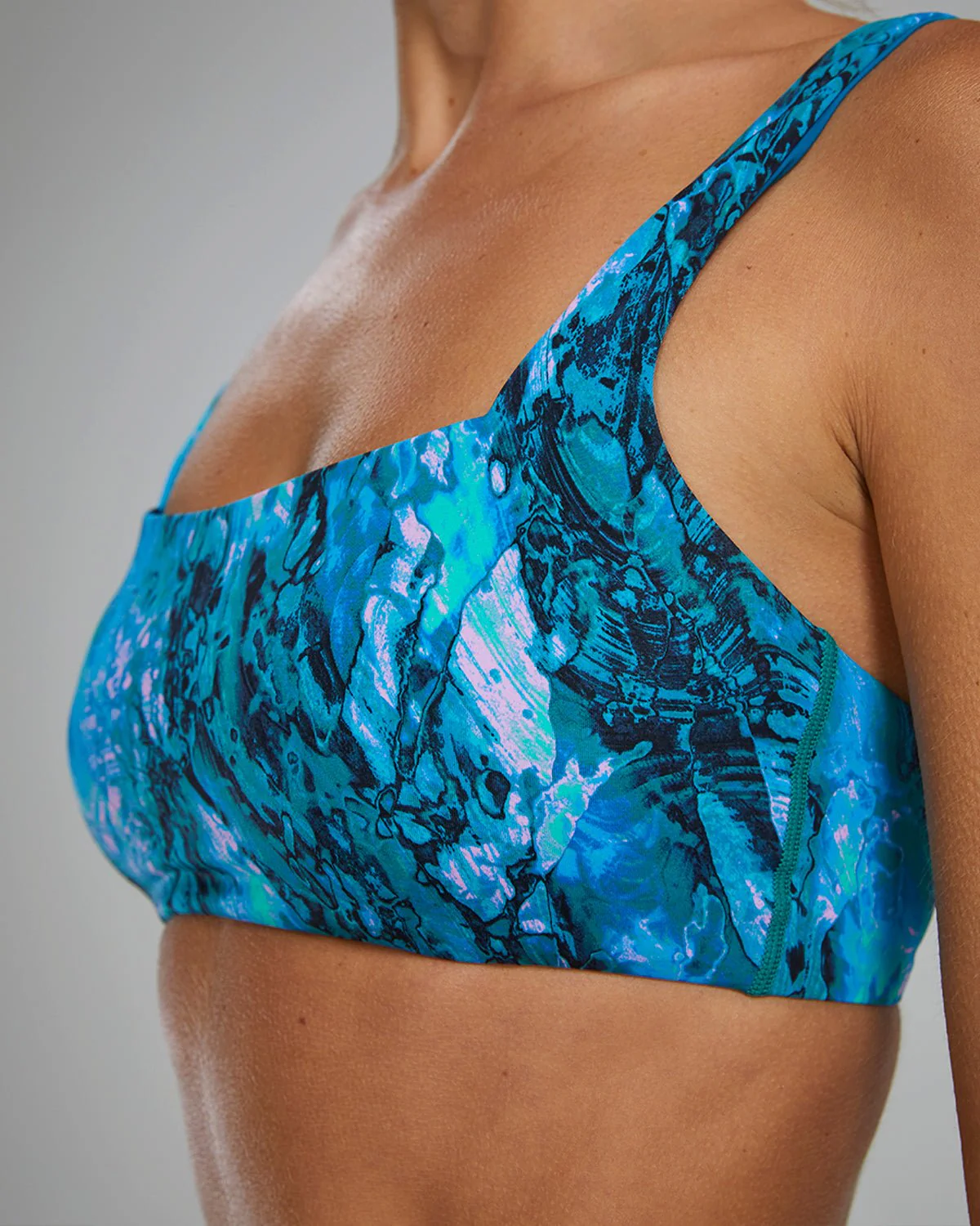 Women's Kelly Square Neck Bikini Top Prismatic 5 Women's Kelly Square Neck Bikini Top Prismatic