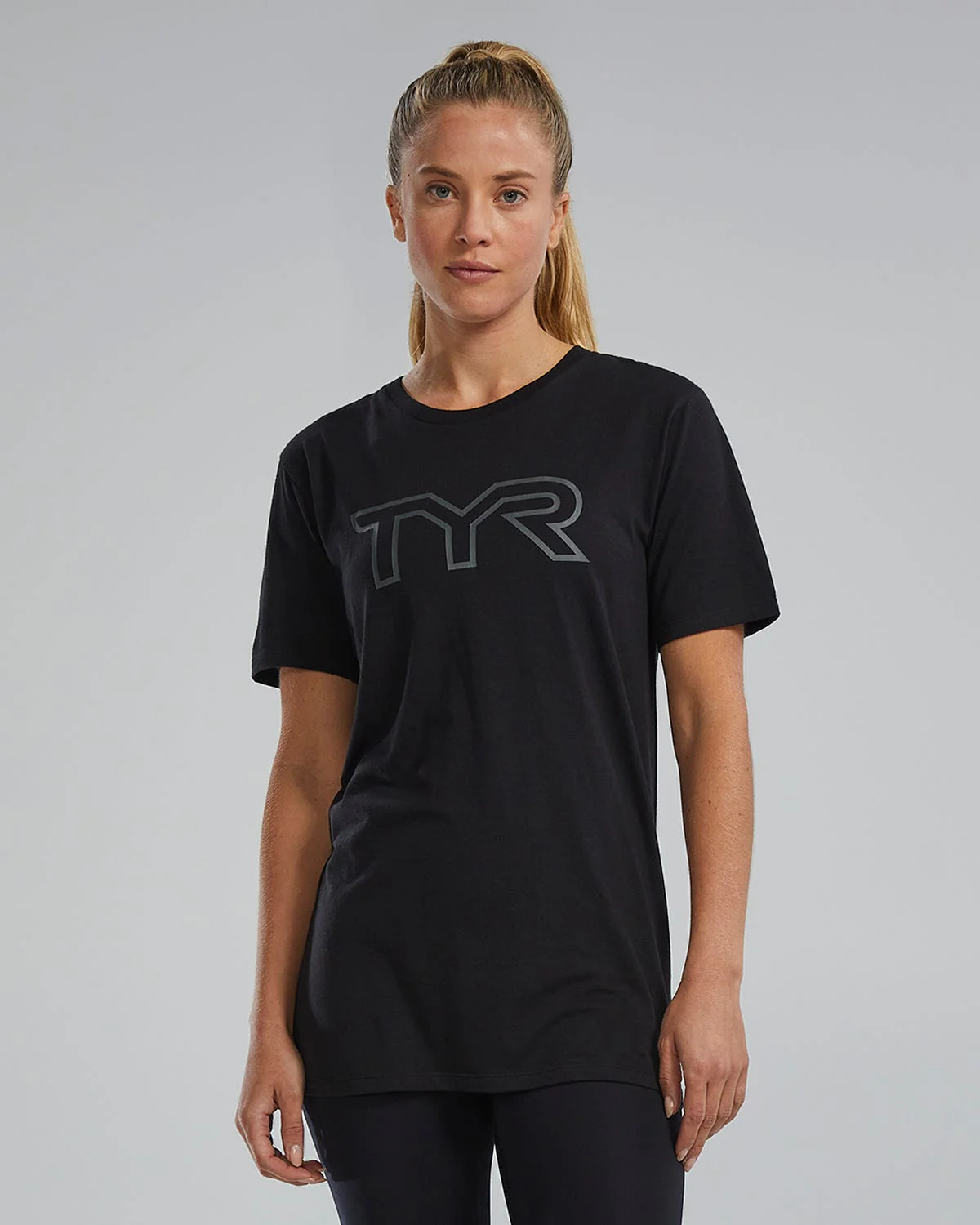 Unisex Ultrasoft Lightweight Tri Blend Tech Tee - Big Logo