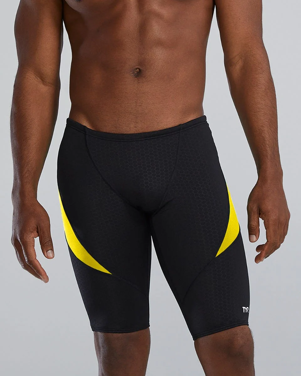 Durafast Elite® Men's Curve Splice Jammer Swimsuit - Hexa