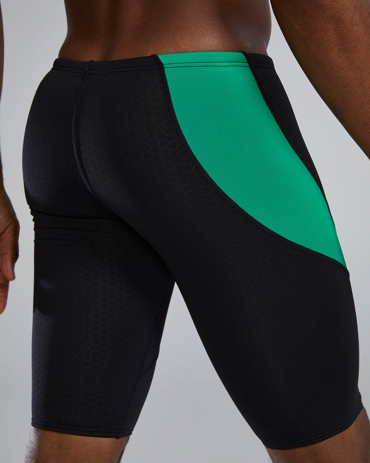 Durafast Elite® Men's Curve Splice Jammer Swimsuit - Hexa 14 Durafast Elite® Men's Curve Splice Jammer Swimsuit - Hexa