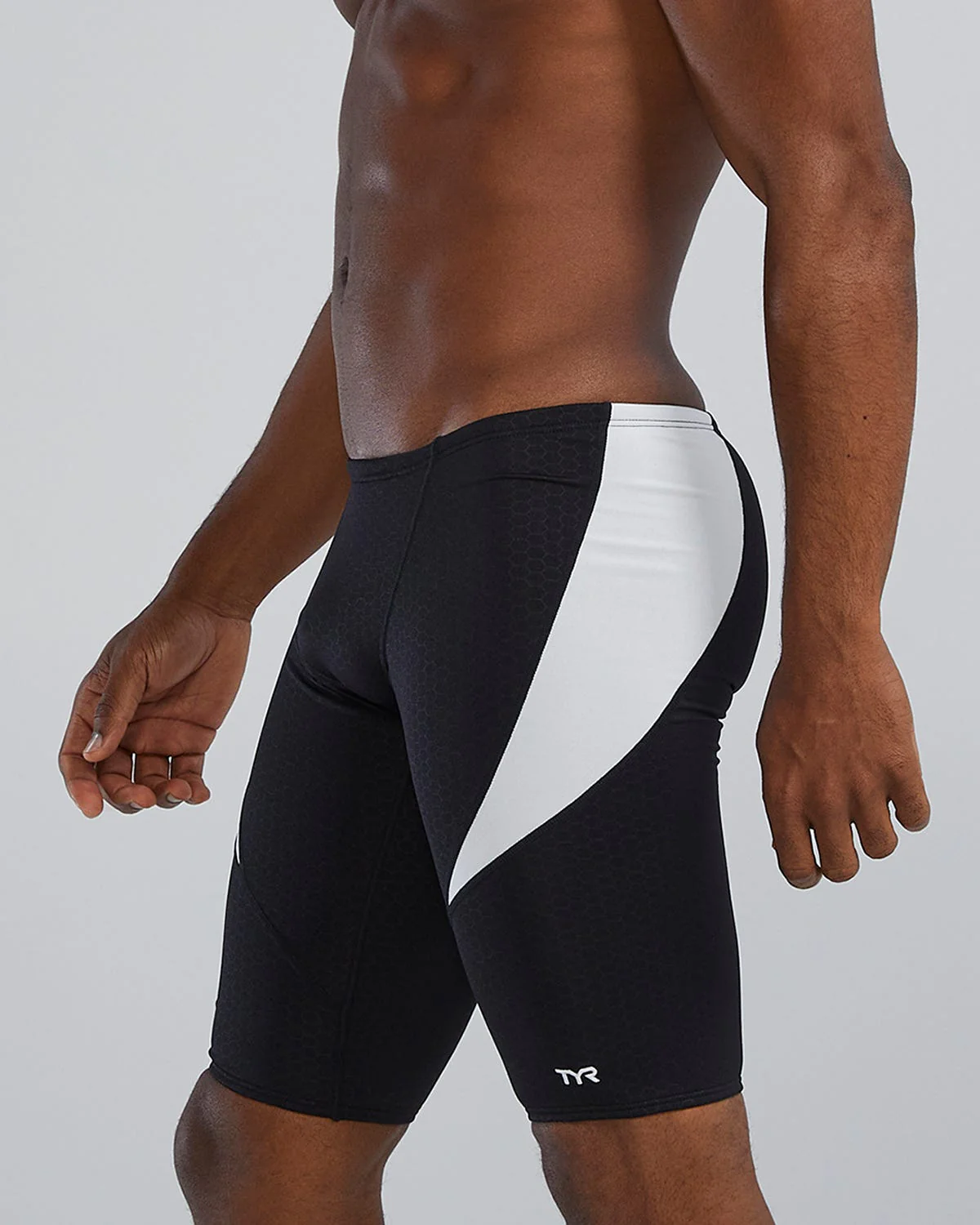 Durafast Elite® Men's Curve Splice Jammer Swimsuit - Hexa 18 Durafast Elite® Men's Curve Splice Jammer Swimsuit - Hexa