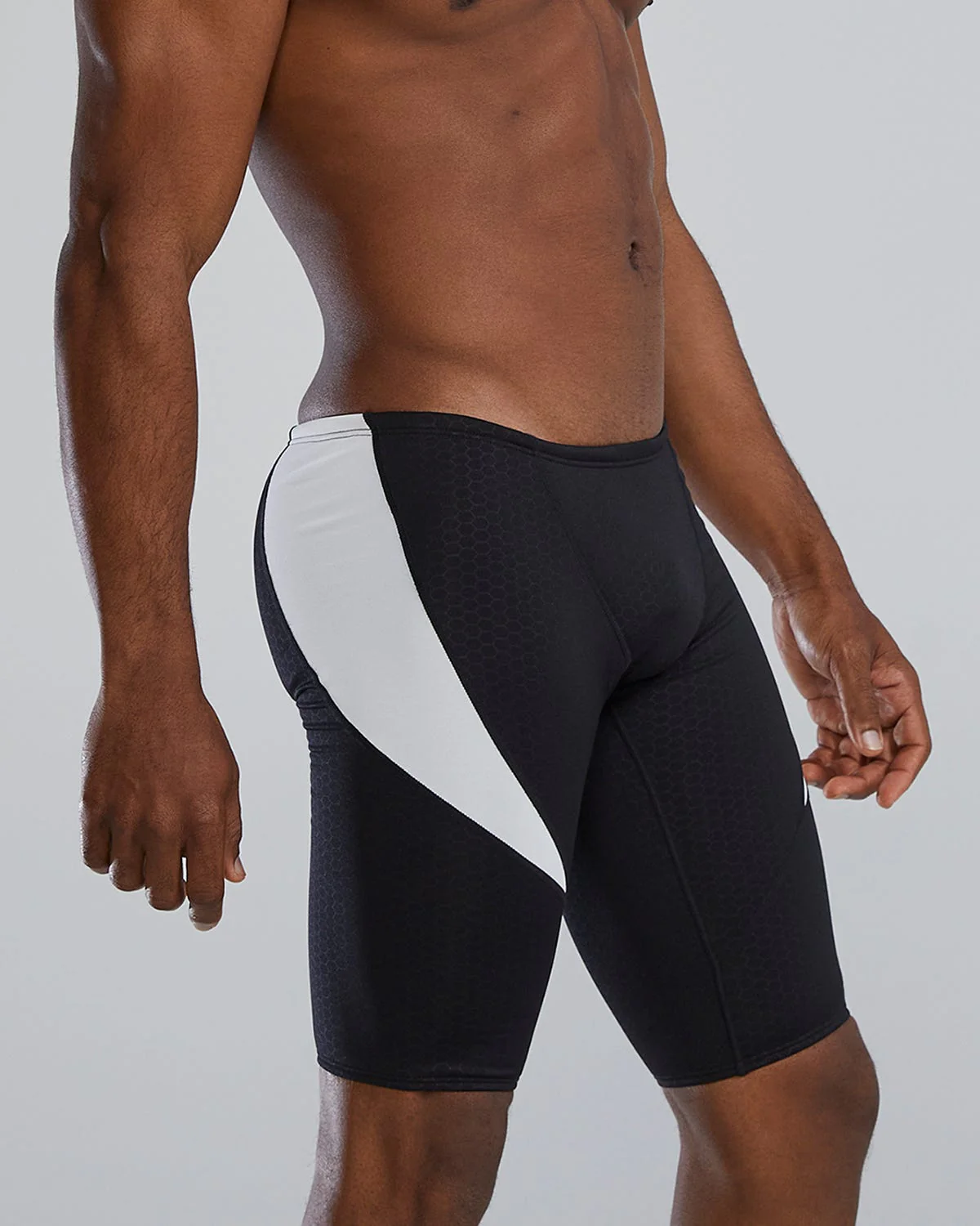 Durafast Elite® Men's Curve Splice Jammer Swimsuit - Hexa 19 Durafast Elite® Men's Curve Splice Jammer Swimsuit - Hexa