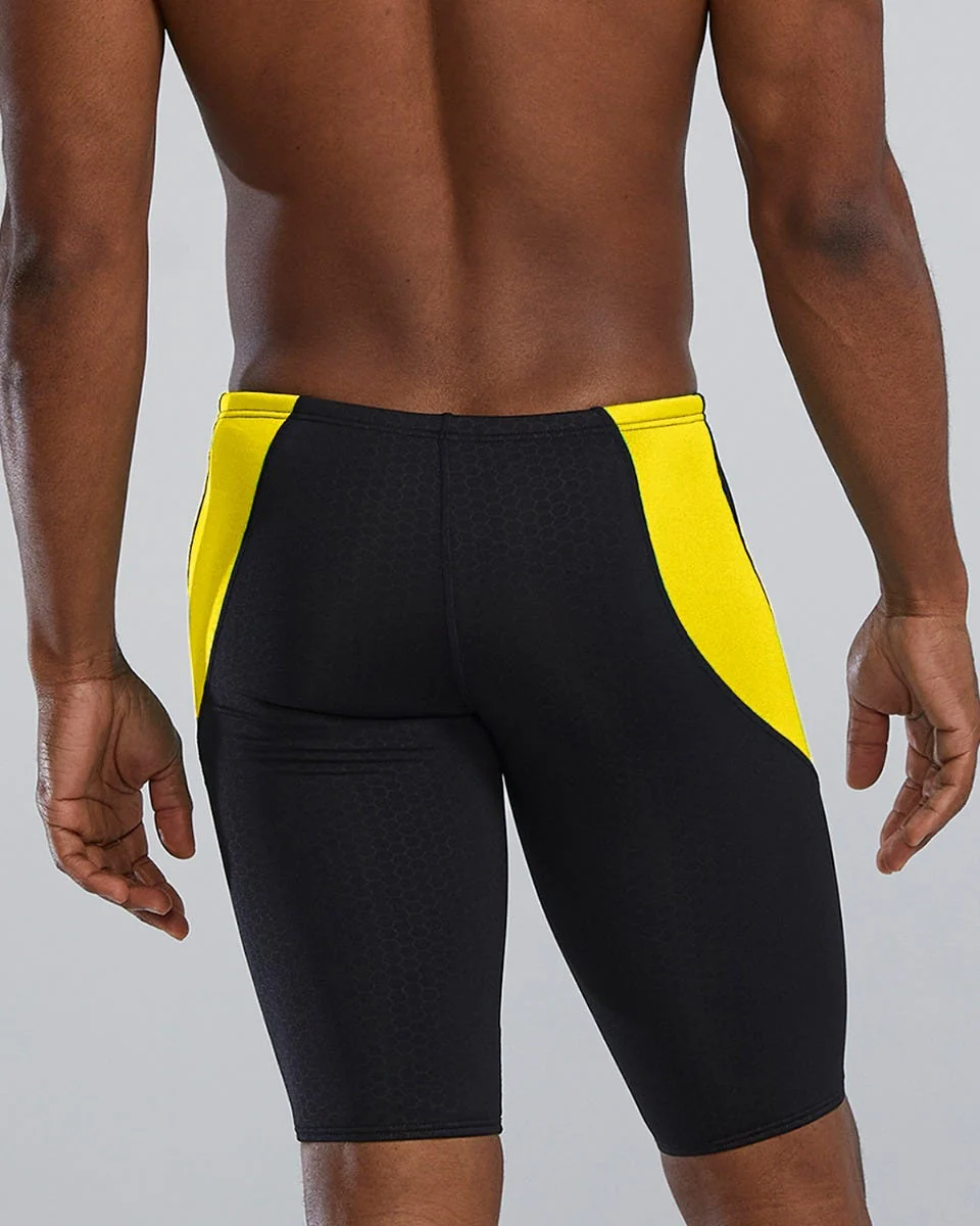 Durafast Elite® Men's Curve Splice Jammer Swimsuit - Hexa 2 Durafast Elite® Men's Curve Splice Jammer Swimsuit - Hexa
