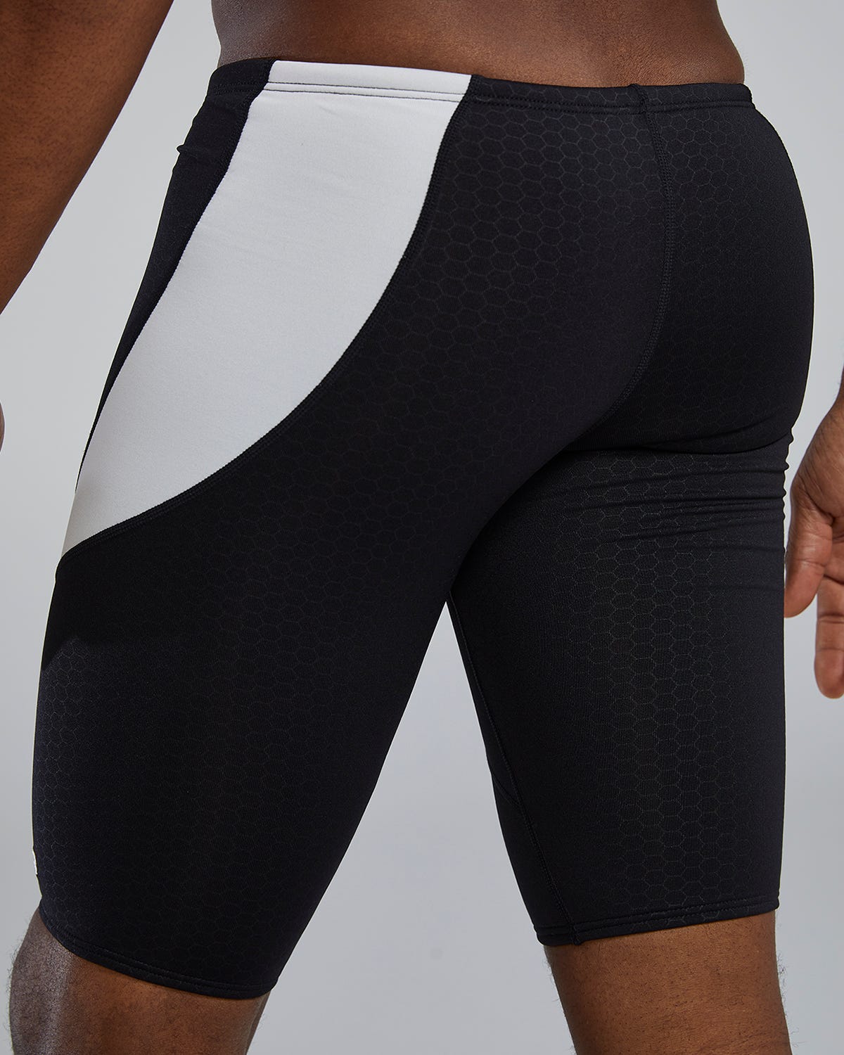 Durafast Elite® Men's Curve Splice Jammer Swimsuit - Hexa 21 Durafast Elite® Men's Curve Splice Jammer Swimsuit - Hexa