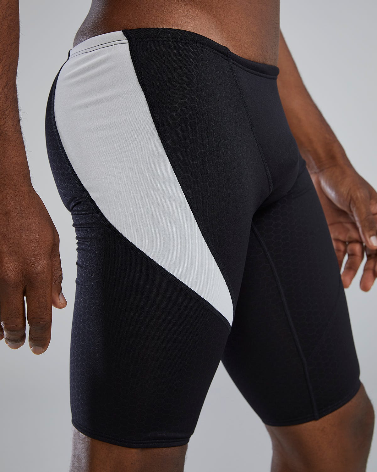 Durafast Elite® Men's Curve Splice Jammer Swimsuit - Hexa 23 Durafast Elite® Men's Curve Splice Jammer Swimsuit - Hexa