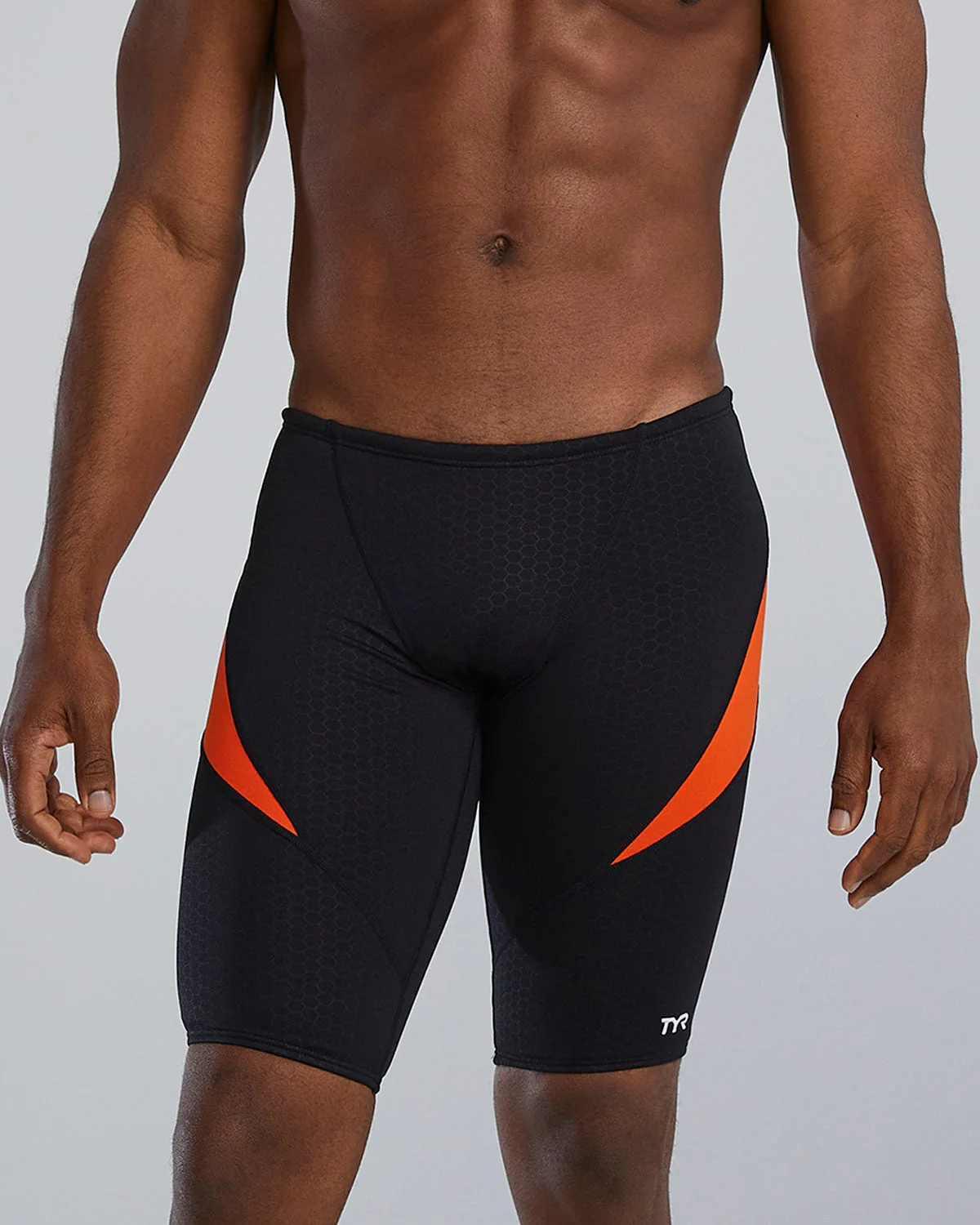 Durafast Elite® Men's Curve Splice Jammer Swimsuit - Hexa 24 Durafast Elite® Men's Curve Splice Jammer Swimsuit - Hexa