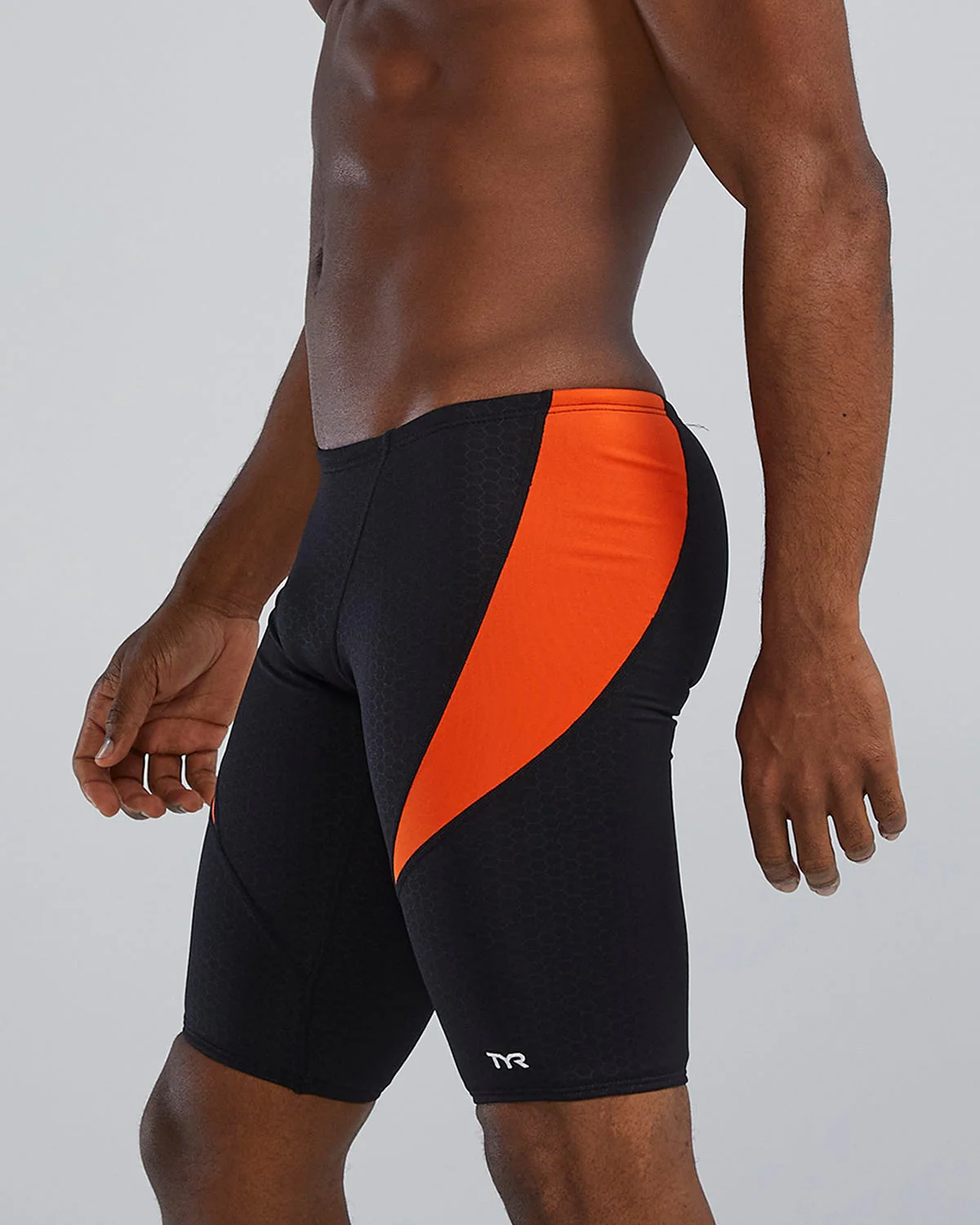 Durafast Elite® Men's Curve Splice Jammer Swimsuit - Hexa 26 Durafast Elite® Men's Curve Splice Jammer Swimsuit - Hexa