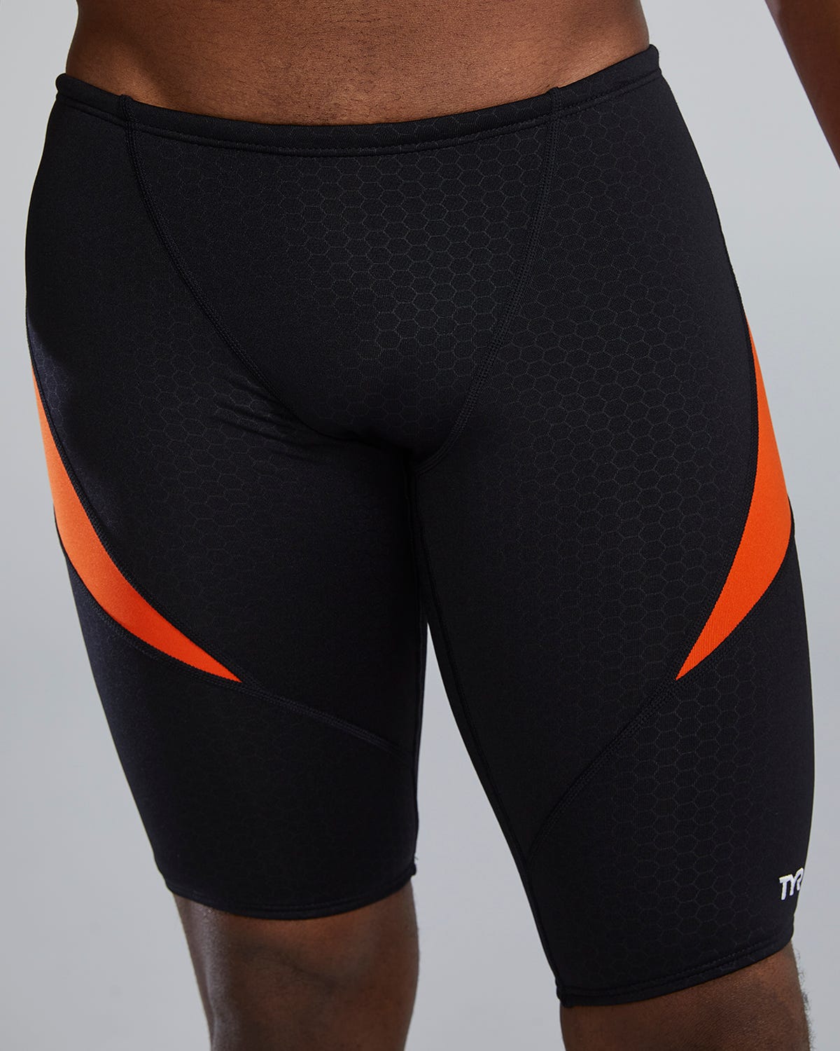 Durafast Elite® Men's Curve Splice Jammer Swimsuit - Hexa 28 Durafast Elite® Men's Curve Splice Jammer Swimsuit - Hexa