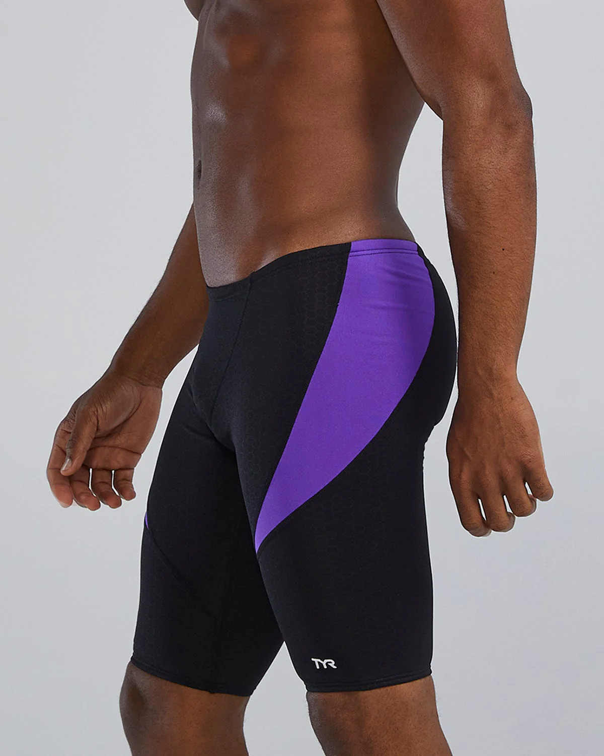 Durafast Elite® Men's Curve Splice Jammer Swimsuit - Hexa 34 Durafast Elite® Men's Curve Splice Jammer Swimsuit - Hexa