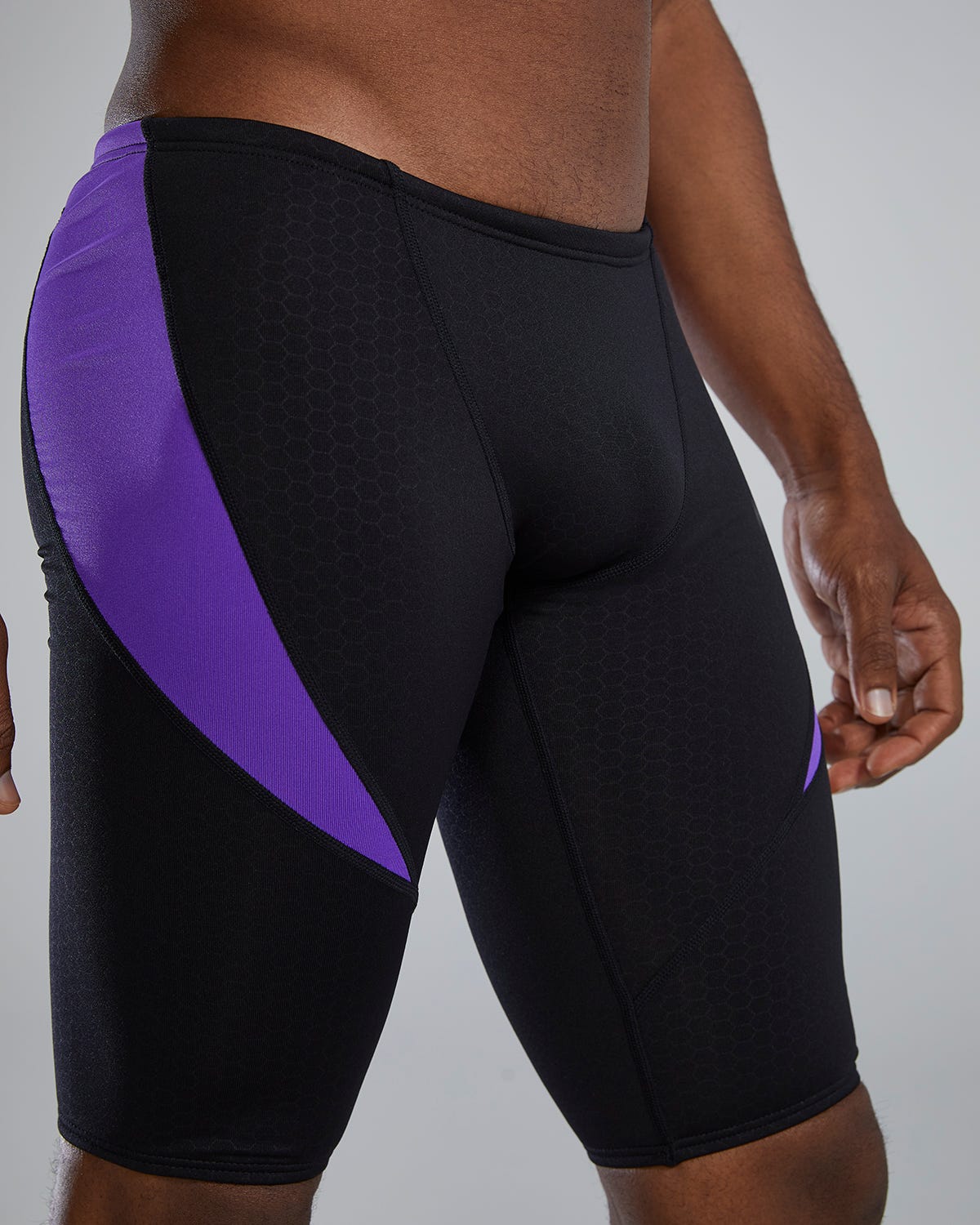 Durafast Elite® Men's Curve Splice Jammer Swimsuit - Hexa 38 Durafast Elite® Men's Curve Splice Jammer Swimsuit - Hexa