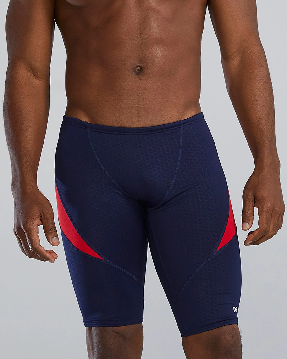 Durafast Elite® Men's Curve Splice Jammer Swimsuit - Hexa 42 Durafast Elite® Men's Curve Splice Jammer Swimsuit - Hexa
