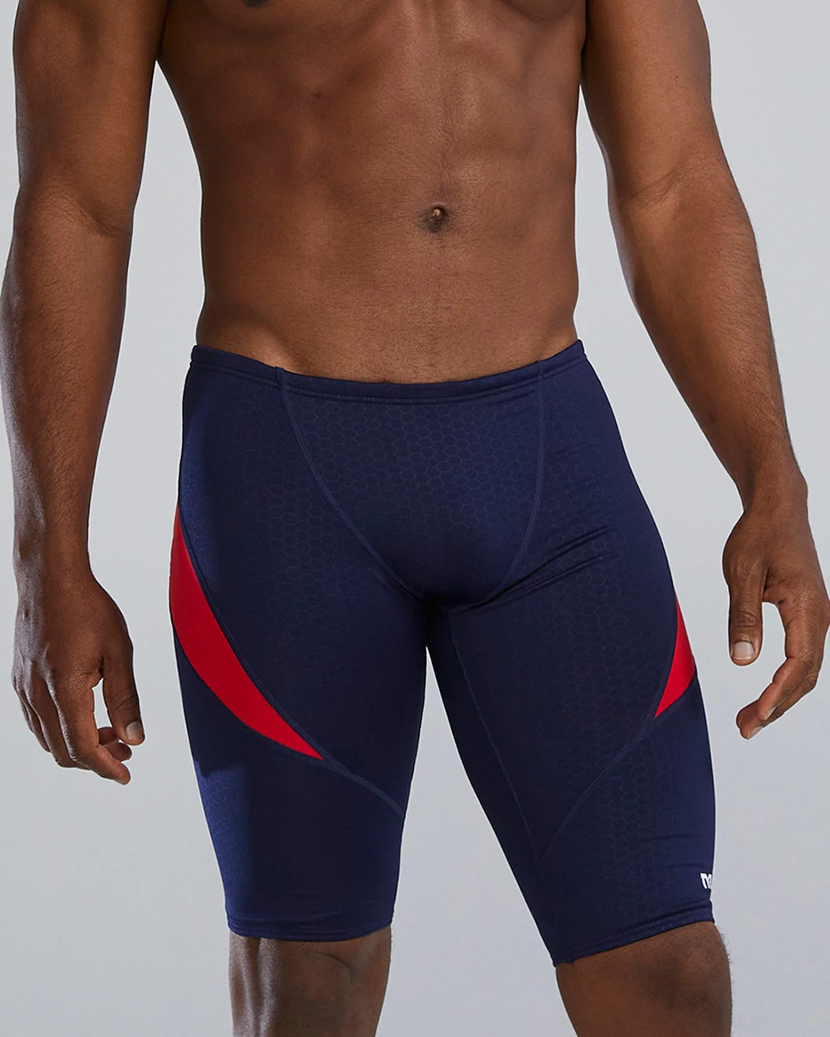 Durafast Elite® Men's Curve Splice Jammer Swimsuit - Hexa 45 Durafast Elite® Men's Curve Splice Jammer Swimsuit - Hexa
