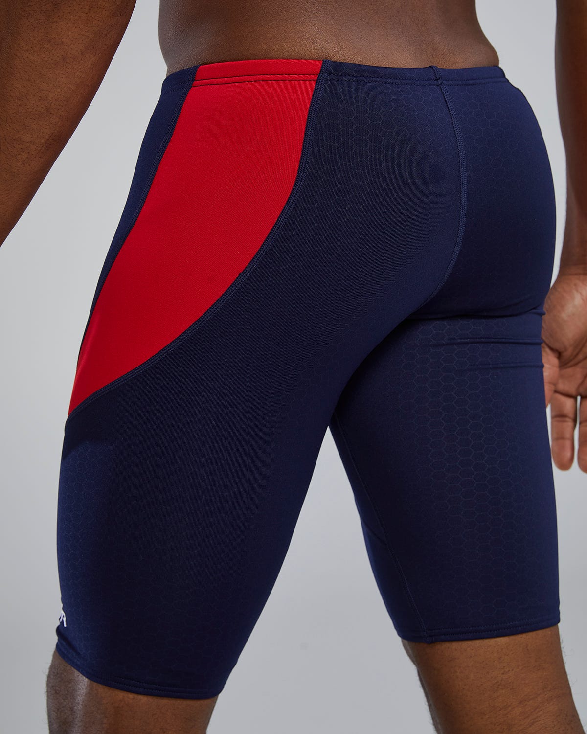 Durafast Elite® Men's Curve Splice Jammer Swimsuit - Hexa 48 Durafast Elite® Men's Curve Splice Jammer Swimsuit - Hexa