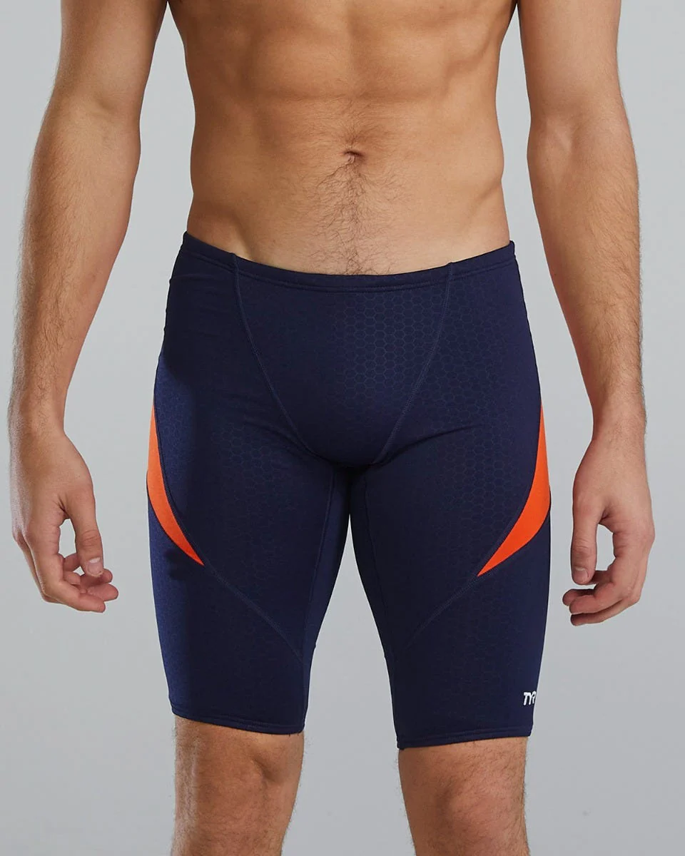 Durafast Elite® Men's Curve Splice Jammer Swimsuit - Hexa 50 Durafast Elite® Men's Curve Splice Jammer Swimsuit - Hexa
