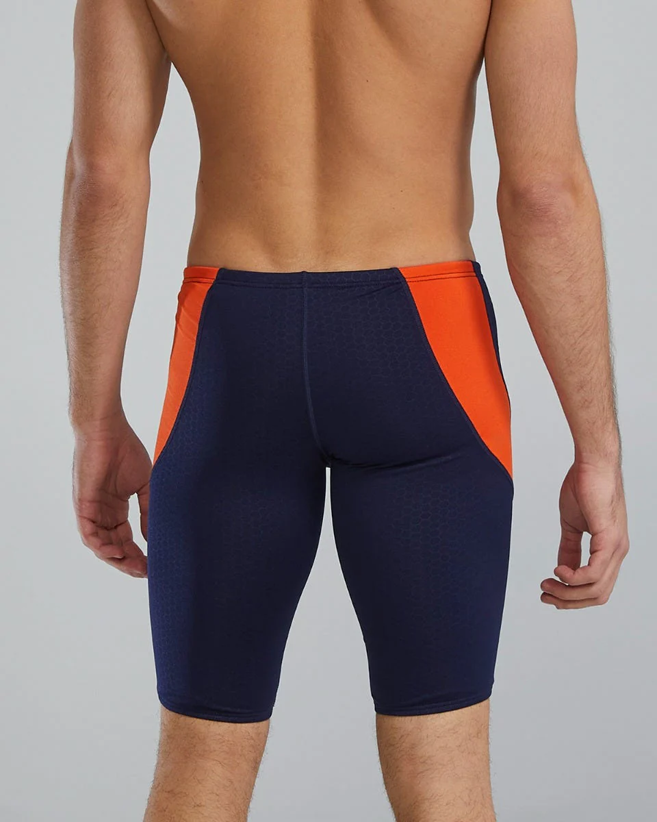 Durafast Elite® Men's Curve Splice Jammer Swimsuit - Hexa 51 Durafast Elite® Men's Curve Splice Jammer Swimsuit - Hexa
