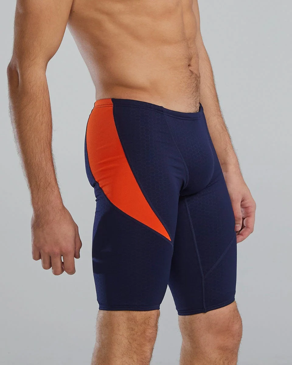 Durafast Elite® Men's Curve Splice Jammer Swimsuit - Hexa 53 Durafast Elite® Men's Curve Splice Jammer Swimsuit - Hexa