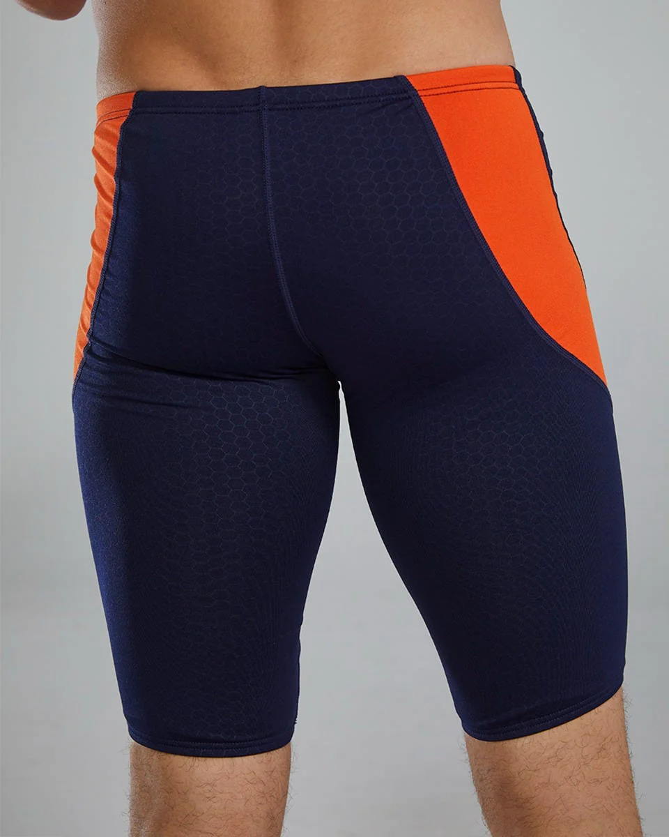 Durafast Elite® Men's Curve Splice Jammer Swimsuit - Hexa 56 Durafast Elite® Men's Curve Splice Jammer Swimsuit - Hexa