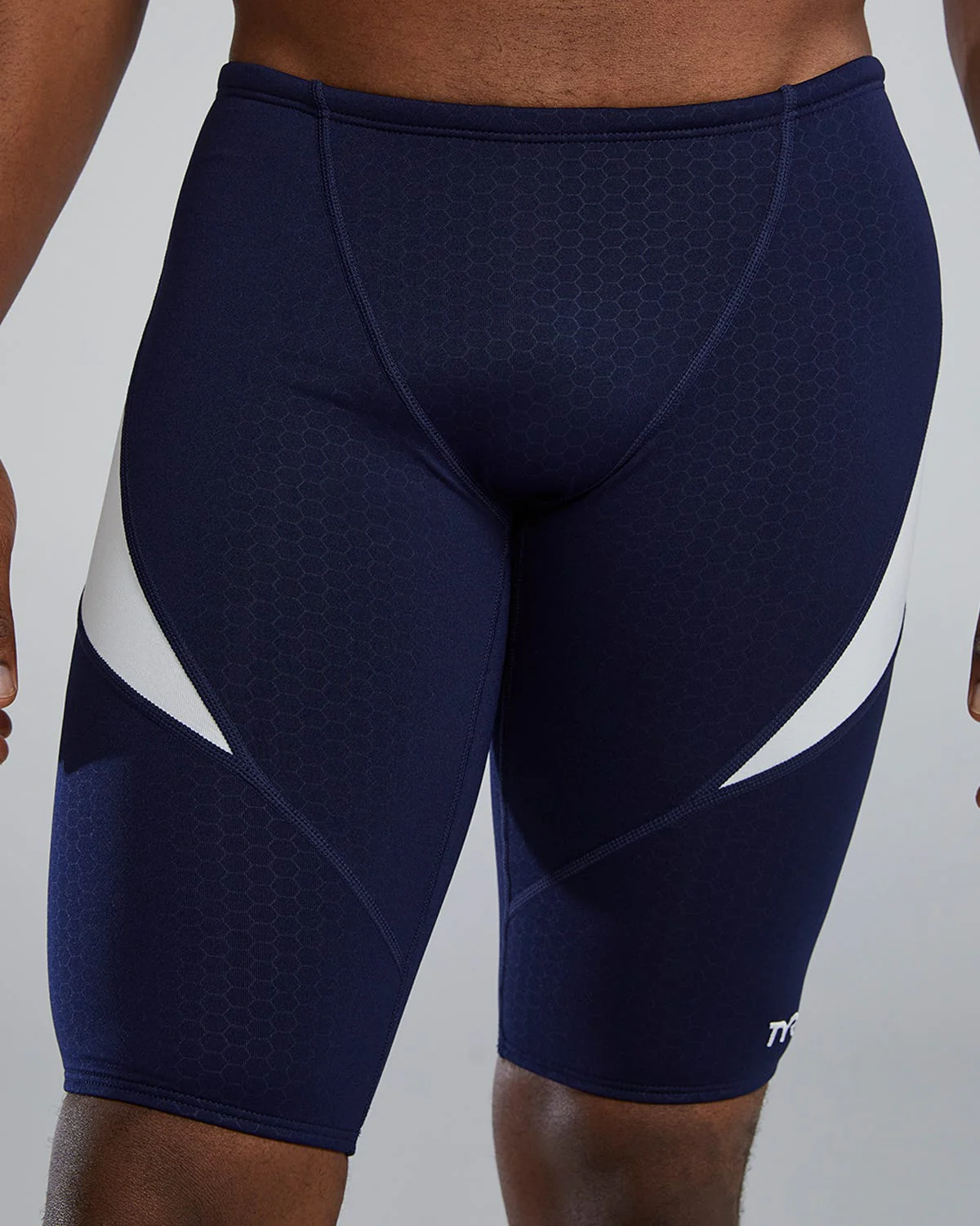 Durafast Elite® Men's Curve Splice Jammer Swimsuit - Hexa 62 Durafast Elite® Men's Curve Splice Jammer Swimsuit - Hexa