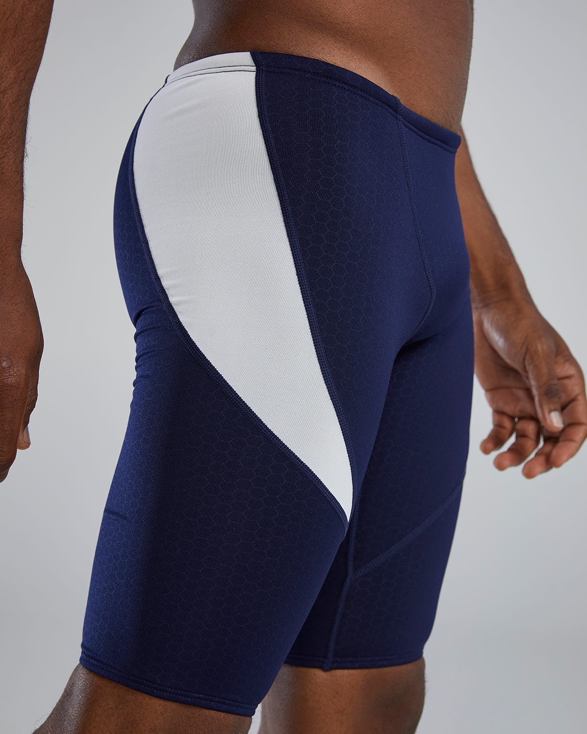 Durafast Elite® Men's Curve Splice Jammer Swimsuit - Hexa 65 Durafast Elite® Men's Curve Splice Jammer Swimsuit - Hexa