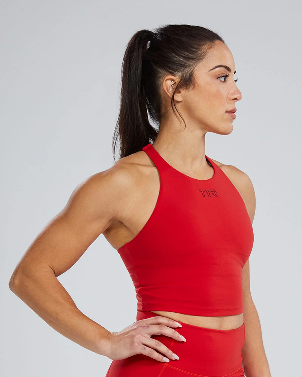 Joule Elite™ Cropped High Neck Sports Bra 50 Joule Elite™ Cropped High Neck Sports Bra