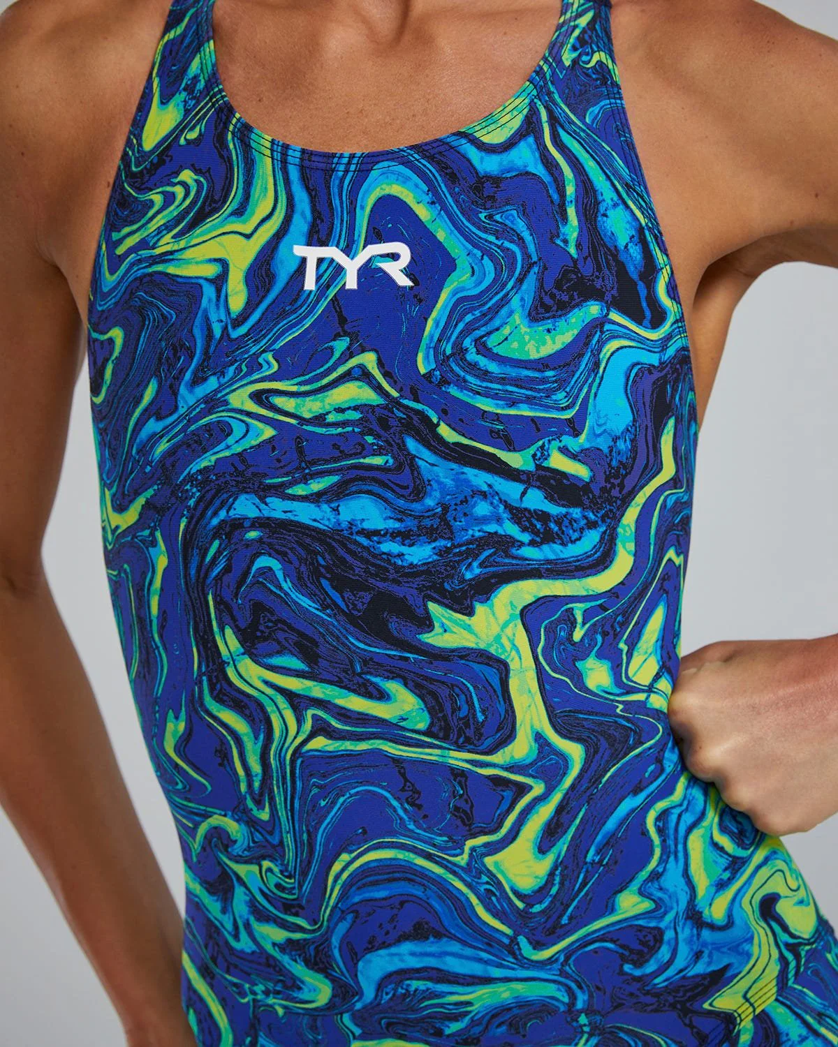 Women's Thresher Open Back Tech Suit - Hyperblitz - Titanium 13 Women's Thresher Open Back Tech Suit - Hyperblitz - Titanium