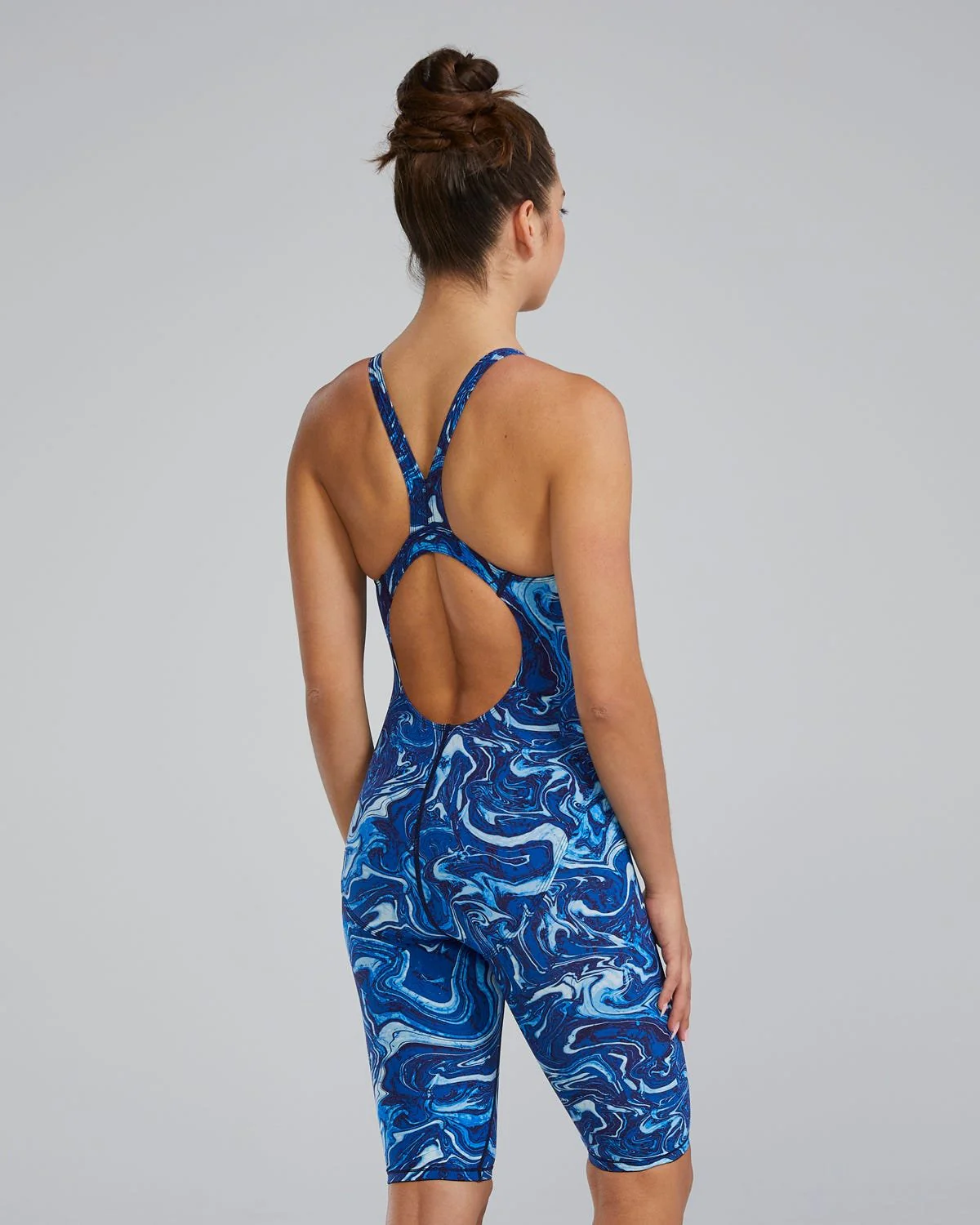 Women's Thresher Open Back Tech Suit - Hyperblitz - Titanium 18 Women's Thresher Open Back Tech Suit - Hyperblitz - Titanium
