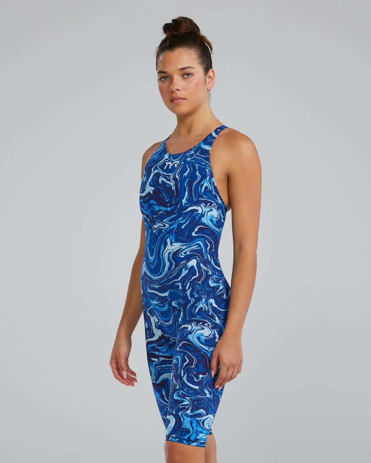 Women's Thresher Open Back Tech Suit - Hyperblitz - Titanium 19 Women's Thresher Open Back Tech Suit - Hyperblitz - Titanium
