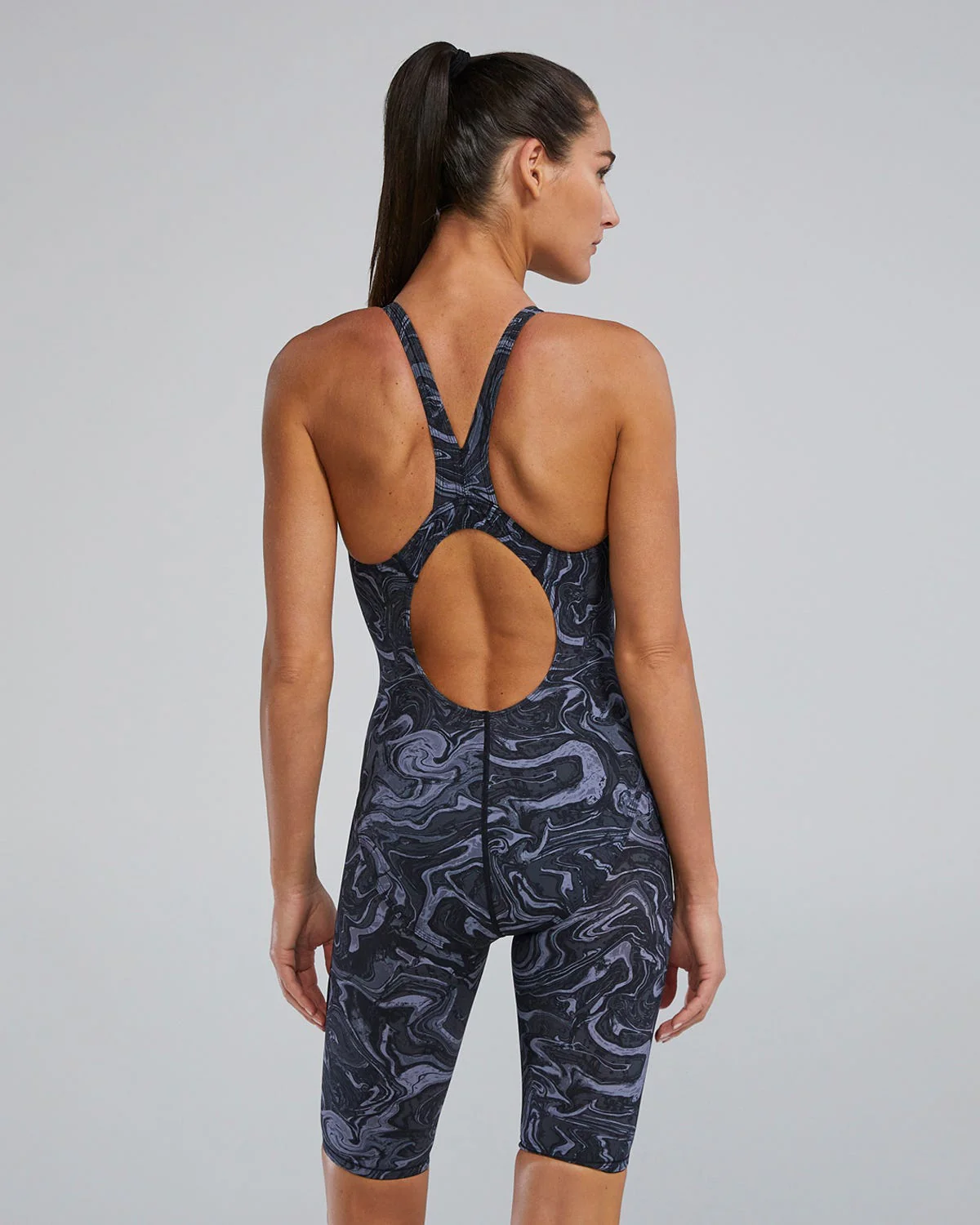 Women's Thresher Open Back Tech Suit - Hyperblitz - Titanium 2 Women's Thresher Open Back Tech Suit - Hyperblitz - Titanium