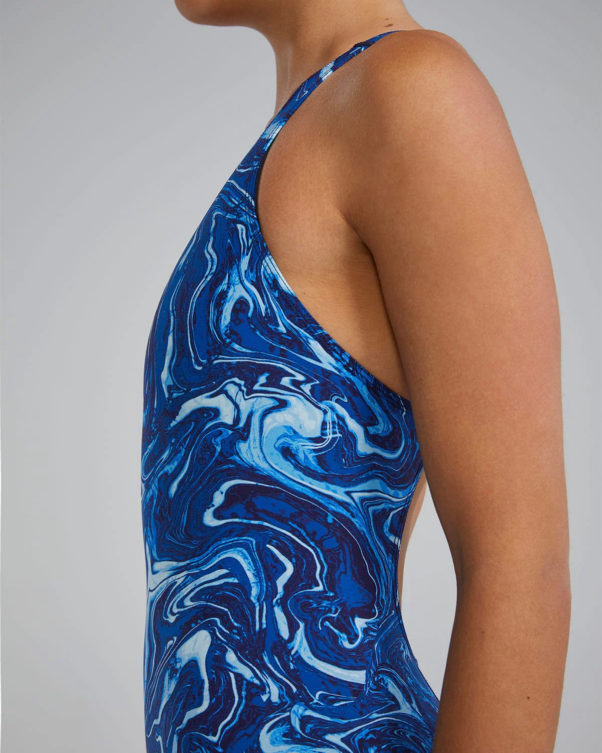 Women's Thresher Open Back Tech Suit - Hyperblitz - Titanium 22 Women's Thresher Open Back Tech Suit - Hyperblitz - Titanium
