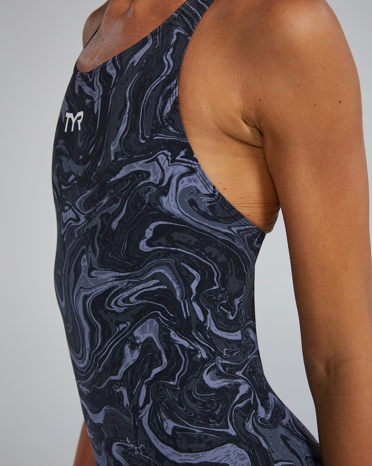 Women's Thresher Open Back Tech Suit - Hyperblitz - Titanium 6 Women's Thresher Open Back Tech Suit - Hyperblitz - Titanium