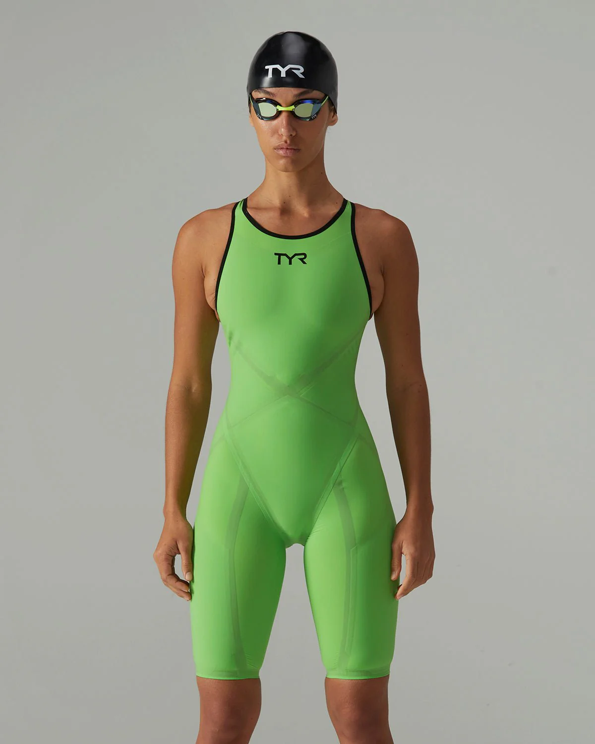 Women's Venzo Open Back Tech Suit - Solid - Non PFAS
