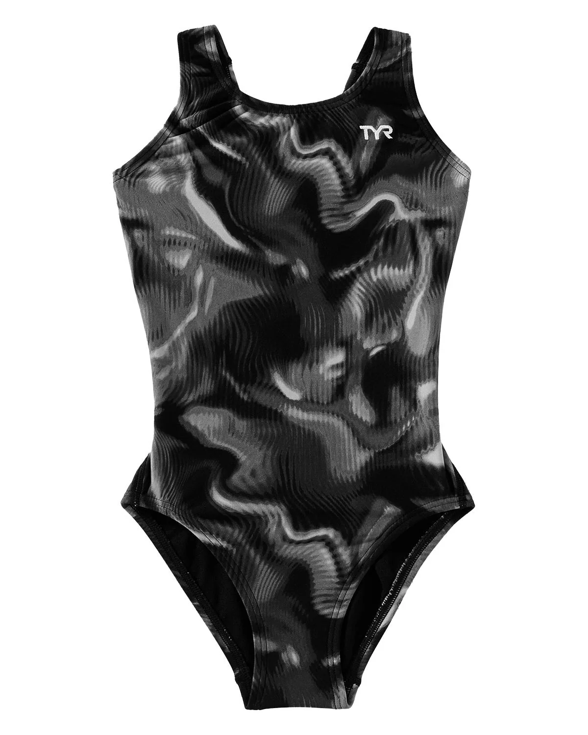 Durafast Elite® Girl's Maxfit Swimsuit - Waveform 1 Durafast Elite® Girl's Maxfit Swimsuit - Waveform