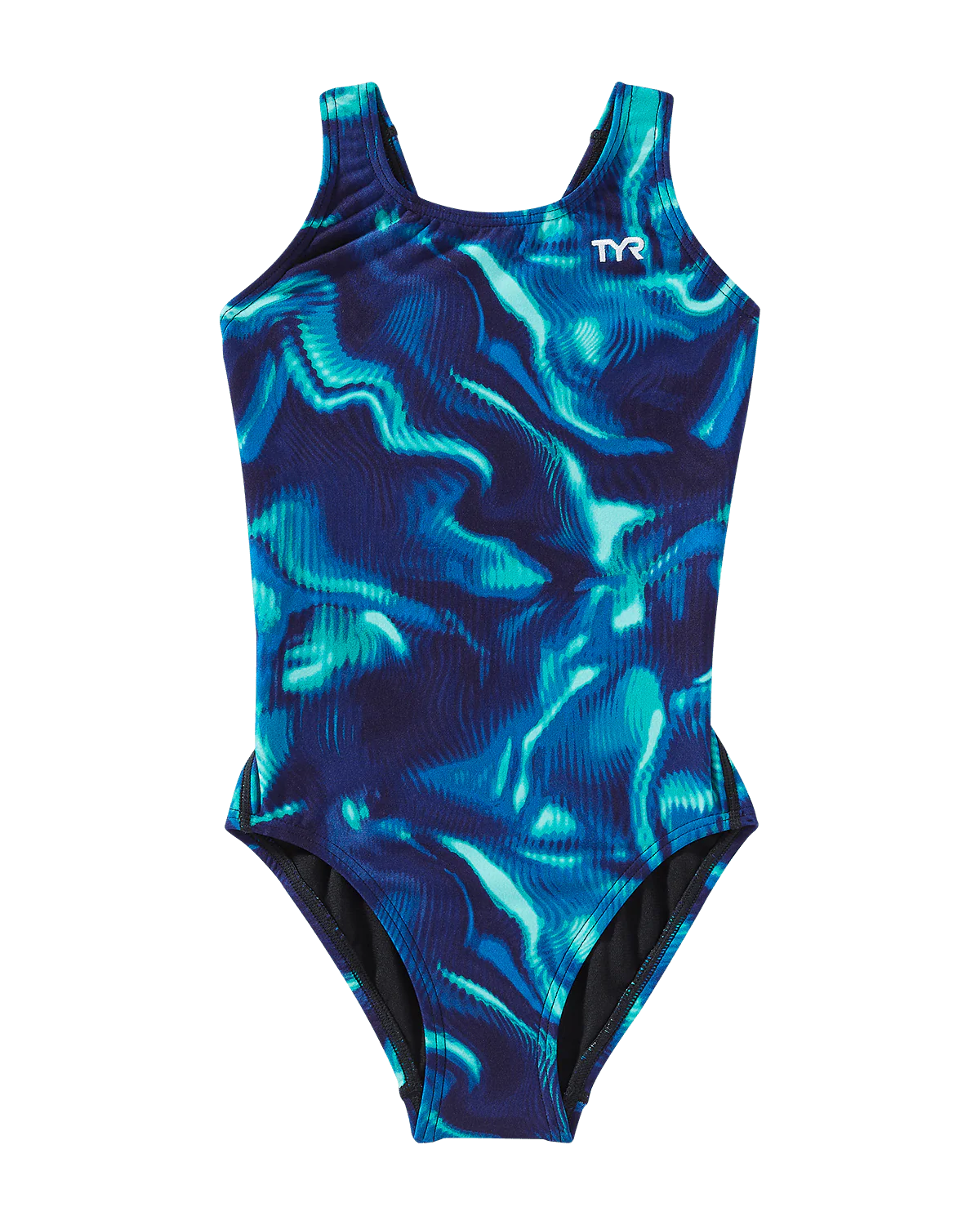 Durafast Elite® Girl's Maxfit Swimsuit - Waveform 5 Durafast Elite® Girl's Maxfit Swimsuit - Waveform