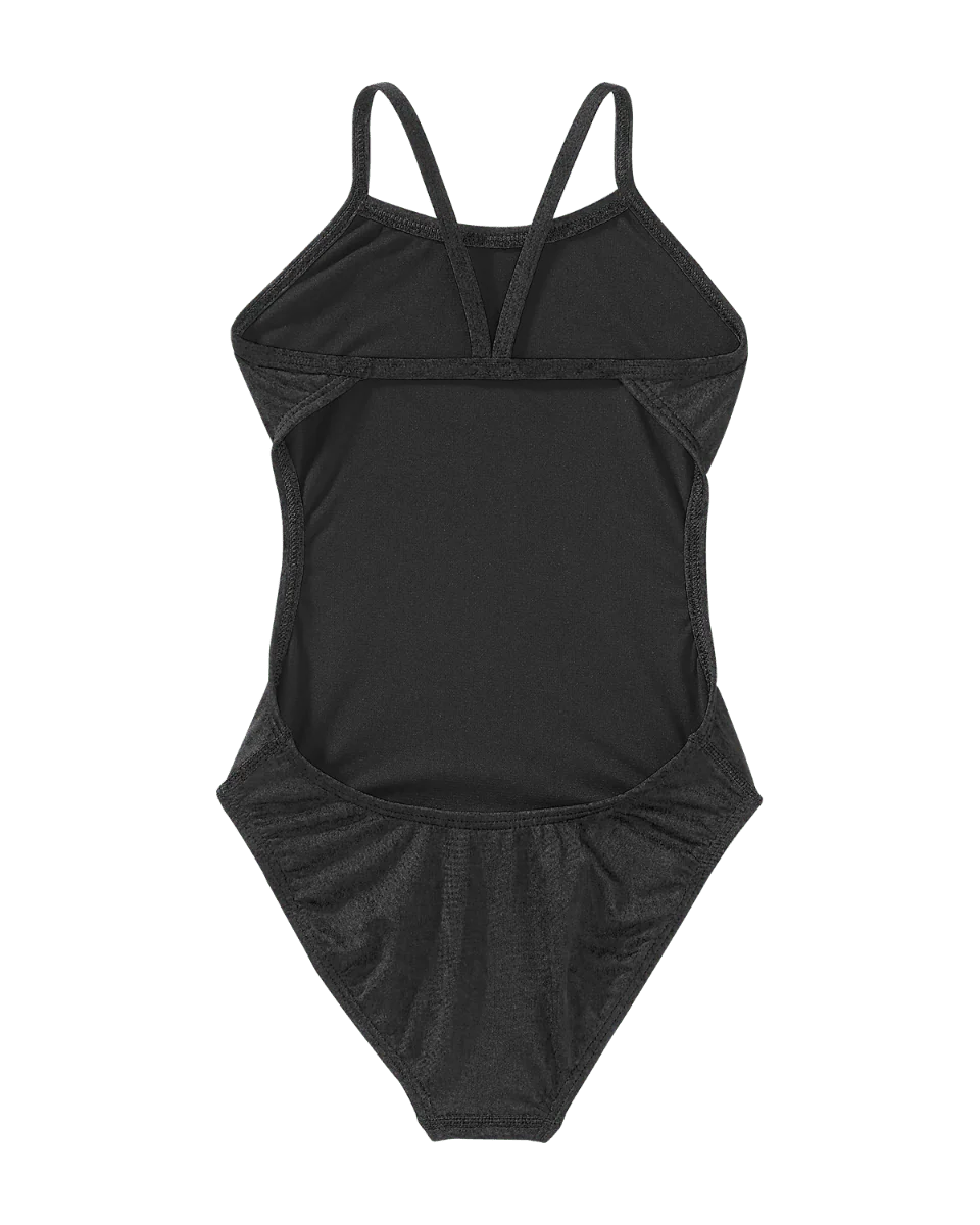 Durafast Elite® Girl's Cutoutfit Swimsuit - Solid 1 Durafast Elite® Girl's Cutoutfit Swimsuit - Solid