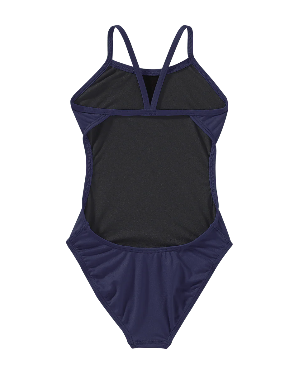 Durafast Elite® Girl's Cutoutfit Swimsuit - Solid 3 Durafast Elite® Girl's Cutoutfit Swimsuit - Solid
